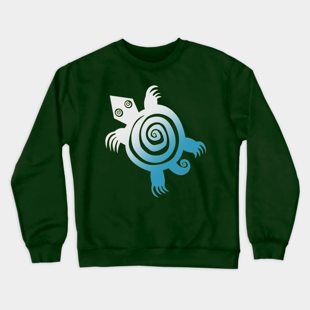 Turtle Spirit of The West Crewneck Sweatshirt by INLE Designs